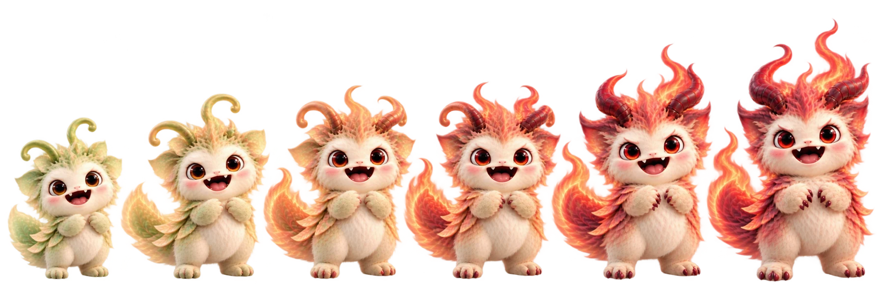 the word-eating monster, from leaf to flame